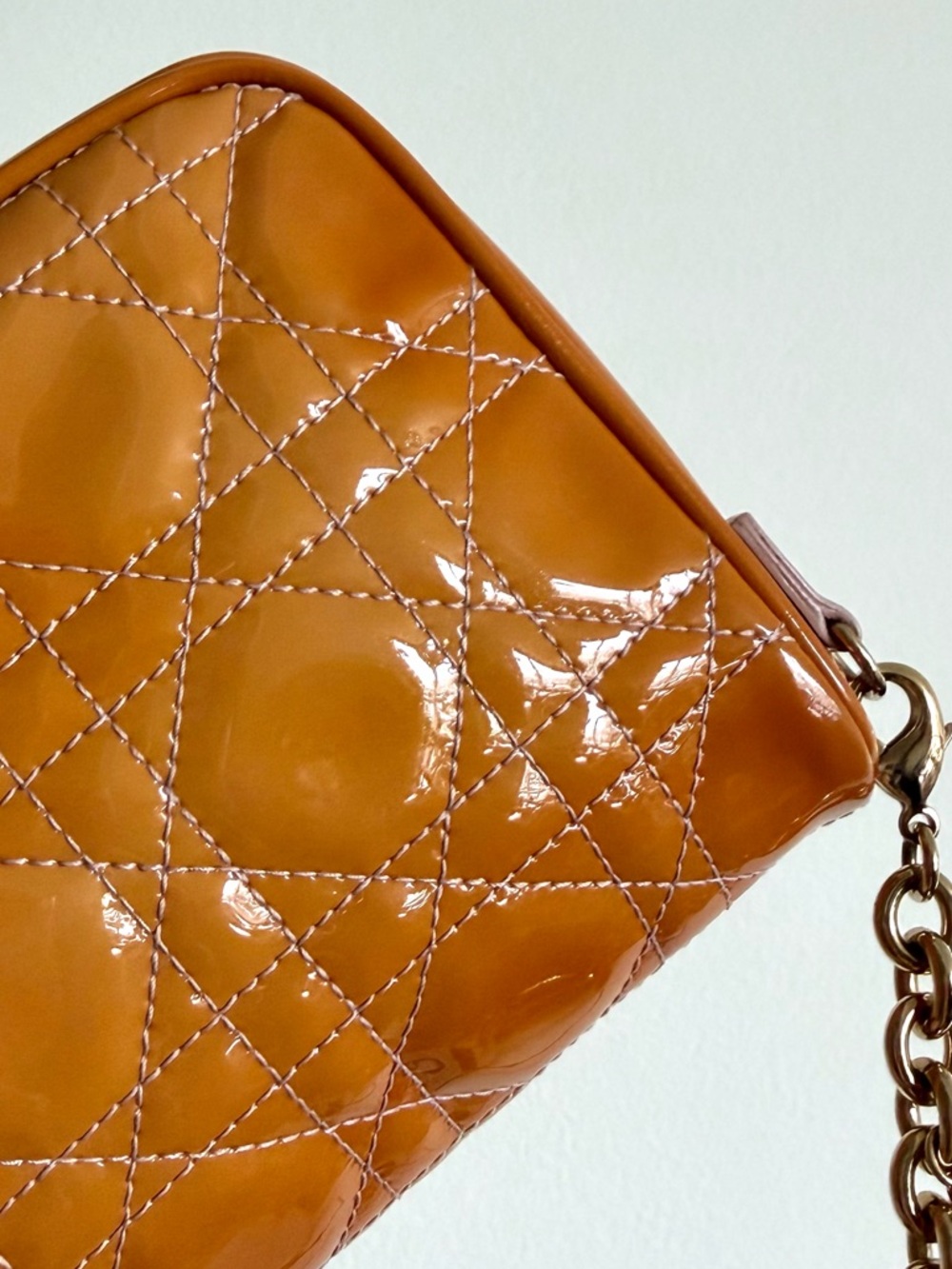 Dior Patent Cannage Lady Dior Small Bag - Picture 13 of 15